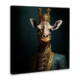thumbnail image 2 of Stupell Industries Art Deco Giraffe Gaze in Regal Crown Canvas Art, 17 x 17, by Lazar Studio, 2 of 8