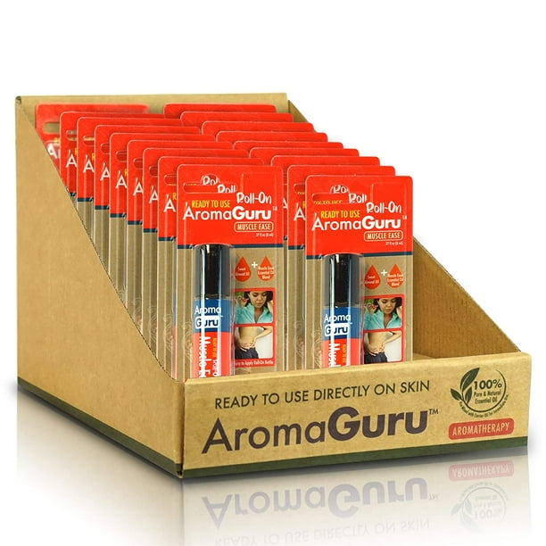GuruNanda Aroma Guru Tea Tree Essential Oil Scent Rollon 100 Natural for Muscle Relaxation and
