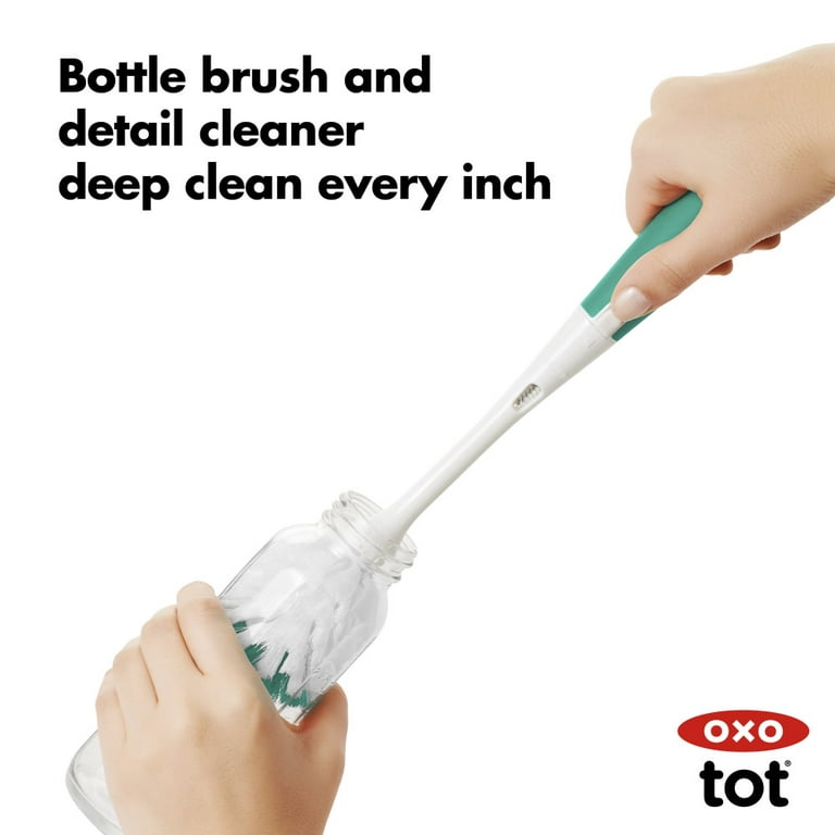 OXO Tot Soap Dispensing Bottle Brush with Stand