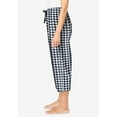 thumbnail image 3 of Dreams & Co. Plus Size Woven Sleep Capri Pant, 3 of 4