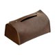 thumbnail image 2 of Caja de Pañuelos Rectangular de Cuero Sintético, Dispensador de Servilletas, Estuche para Servilletas de Papel para Mesa de Café de Oficina. Caqui oscuro, 2 of 8
