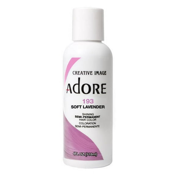 Adore Semi-Permanent Haircolor #193 Soft Lavender, 4 Oz, 2 Pack