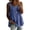 Blue, variant on CYMMPU Women's Lace Trim V-Neck Cami, Adjustable Spaghetti Strap Tank Top with Floral Lace Neckline, Casual Elegant Summer Top Khaki M