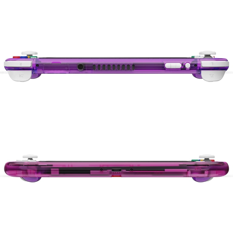 eXtremeRate Gradient Translucent Purple Rose Red DIY Replacement