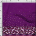 thumbnail image 1 of Soimoi Polyester Crepe Fabric Dot,Leaves & Floral Panel Fabric Prints by Yard 42 Inch Wide, 1 of 1
