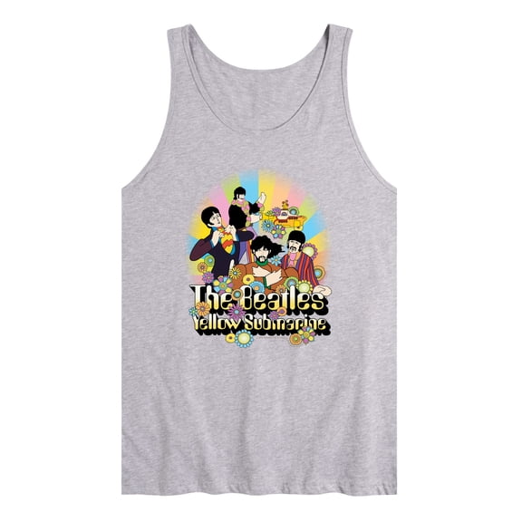 The Beatles - Submarine Flowers - Men's Sleeveless Graphic Tank