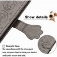 thumbnail image 6 of Crossbody Wallet Cell Phone Case for Samsung Galaxy S22,Cute Cat Dog Cartoon Style Flip Case Cover with Removable Lanyard Strap for Samsung Galaxy S22 MGG Grey, 6 of 14