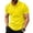 Yellow, variant on CCRFTGI Men's Polo Shirts Big and Tall Short Sleeve Shirt Golf Button Up Collared Shirts Classic 2026 Summer Tshirts Light Green S