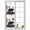 Beige, variant on Black Bear Window Privacy Film, Farmhouse Forest Animals Vintage Static Cling UV Sun Blocking Heat Control Window Tint Day and Night, Non-Adhesive Reusable One Way Windows Privacy Cover 17.7''x78.7''