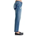 thumbnail image 3 of Judy Blue Full Size Mid Rise Bf Patch  Repair Destroy Release Hem Jeans Plus Size, 3 of 11