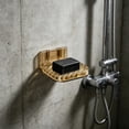 thumbnail image 4 of Porta Jabón de Pared con Drenaje, PET Transparente, Montaje Adhesivo Sin Perforación, Organizador para Baño, Ducha y Cocina, Tamaño 11 cm, 4 of 6