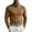 Khaki, variant on jjayotai Mens Turtleneck Shirts Slim Fit Shirt Tops Lightweight Pullover Thermal Sweater Casual Long Sleeve Shirt