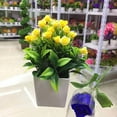 thumbnail image 7 of SPRING PARK Artificial Rose Plant Realistic Fake Tree Potted Home Office, 7 of 7