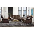 thumbnail image 5 of Aashi Fauteuil Inclinable en Cuir Marron-Gel Assorti, 5 of 5