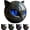 Blue, variant on Luxury Black Cat Stone Statue – Realistic Obsidian Cat Decor, Hand-Carved Resin Healing Faux Stone , Elegant Home Décor & Gift-Ready Art Piece, Gifts for Cats Lovers