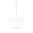 thumbnail image 6 of 29306-TWH Millennium Lighting Savanne - 6 Light Chandelier-26.2 Inch Tall and 24.1 Inch Wide-Textured White Finish, 6 of 6