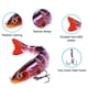 thumbnail image 1 of Señuelo artificial de 12,8 cm, hundible, con forma de varios peces, para pesca en el mar. Peces realistas que atraen a los peces. Portátil, ligero y duradero. Ideal para la pesca desde, 1 of 9