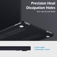 thumbnail image 4 of For MacBook Neo 13 Inch Hard Shell Case (2026 Model A3404)+Keyboard Cover+Screen Protector, Lightweight & Scratch-Resistant, Black, 4 of 7