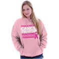 thumbnail image 4 of Breast Cancer Fighting Machine Hoodie Sweatshirt Women Brisco Brands S, 4 of 6