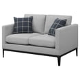 thumbnail image 4 of Apperson Upholstered Track Arm Loveseat Light Grey, 4 of 11