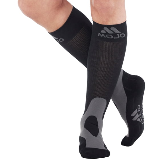 Compression Stockings for Women and Men Circulation 20-30 mmHg - Black, Small