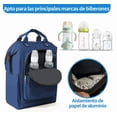thumbnail image 3 of Mochila Pañalera Multifunción Bolsa Impermeable Viaje Bebés Modelo Azul, 3 of 4