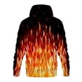 thumbnail image 5 of KHONTS Unisex 3D Novelty Hoodies for Men Cool Graphic Pullover Sweatshirts with Pockets 02-Red XXL, 5 of 5