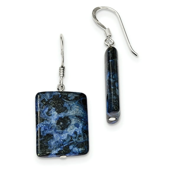 Primal Silver Sterling Silver Blue Sodalite Earrings