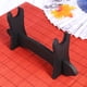 thumbnail image 4 of 2 soportes de madera para espadas, delicados soportes de exhibición para katanas, organizadores estables (negro), 4 of 6