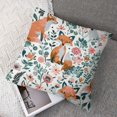 thumbnail image 7 of Ullo0ord Cute Fox Throw Pillow Covers Red Poppy Cushion Covers for Kids Boys Girls Teens Flowers Pillow Cases for RV Bed, 7 of 7