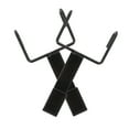 thumbnail image 5 of Zcyifa 4pcs Over The Door Wreath Hanger For Front Door Black Wrought Iron Hook For Garland Decorative Door Hanger Hook For Xmas And Halloween Wreaths, 5 of 10