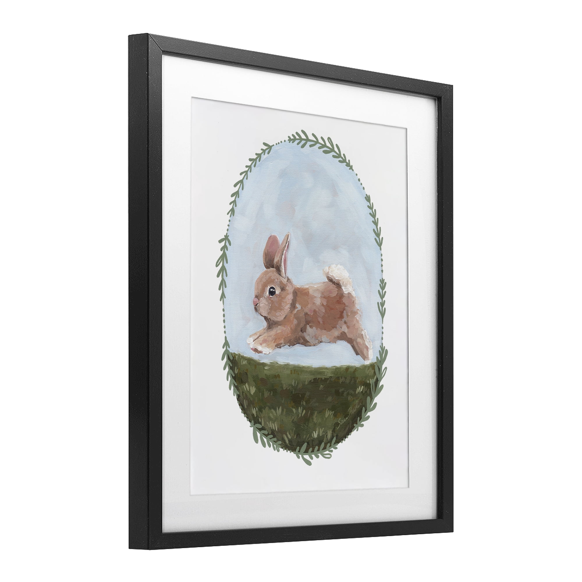 Stupell Industries The Goodness of Spring Black Framed Print Under Glass, design by Sara Baker