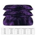 thumbnail image 2 of 3 Pcs Soft Bedding Set, Includes 1 Duvet Cover with Zipper And 2 Pillow,Shams Purple Wolf Full(79"×90"), 2 of 8