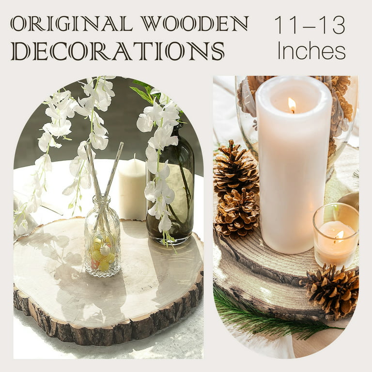 Rustic Wood Slices for Centerpieces