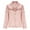 Pink, variant on Tqyyweavej Satin Pajama Shirts for women Silk Botton Down Solid Color T-shirts Lapel Collar Casual Womens Long Sleeve Tops S-2XL