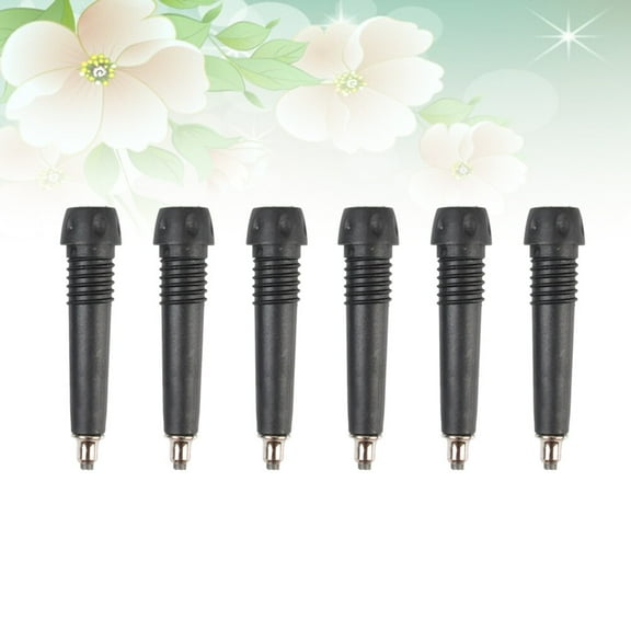 LEORX Walking Sticks Ends Anti Skid Rubber 6pcs