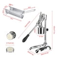 thumbnail image 4 of Cortador manual de papas fritas nLn Hope de 30 cm en acero inoxidable, 4 of 8