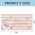 thumbnail image 6 of Pink Santa Christmas Fluorescent Light Covers for Ceiling Lights 4x2 feet,3 Pack Magnetic Light Filters for Classroom,Snowflake Xmas Pink Striped Fluorescent Light Shade Panel for Office School Drop, 6 of 9