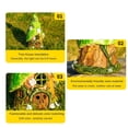 thumbnail image 2 of Cateissary Estatuas decorativas para jardín, luces de figuritas eléctricas, decoraciones de resina de flores, esculturas para casa de árbol, adornos para Jardín y Patio Cateissary HA067755-01, 2 of 6