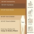 thumbnail image 6 of U by Bedsure GentleSoft 100% Cotton Blanket King Size for Bed - Breathable and Lightweight, Soft Cozy Textured Herringbone Woven Blanket for Summer, Sage Green, 108x90 inches, 6 of 6
