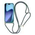 thumbnail image 2 of For iPhone 17 Pro Max Case Biodegradable Wheat Straw + TPU Eco-Friendly Phone Cover with Lanyard - B, 2 of 5