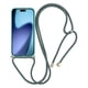 thumbnail image 2 of For iPhone 17 Pro Max Case Biodegradable Wheat Straw + TPU Eco-Friendly Phone Cover with Lanyard - B, 2 of 5