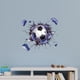 thumbnail image 5 of Pegatina pared fútbol, ​​decoración pared, extraíble, calcomanía balón fútbol para dormitorio y sala estar., 5 of 7