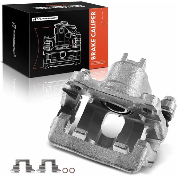 A-Premium Disc Brake Caliper Assembly with Bracket Compatible with Acura MDX 2001-2006 Honda Pilot 2003-2008 Rear Left Driver Side