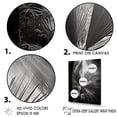 thumbnail image 3 of Designart "Serenading Swaying Palms Beneath The Archway I" Palms & Palm Trees Floater Framed Canvas Wall Art, 3 of 5