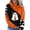 Black, variant on Oversized Hoodies for Women Halloween Retro Color Blocked Printed Long Sleeved Drawstring Fall Winter Clothes