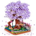 thumbnail image 1 of High Godo Juego De Microconstrucción De Árbol Bonsái De Flor De Cerezo Japonés Sakura Tree House Modelo Conjuntos De Flores Casa Mini Ladrillos Kit De Construcción Juguetes Creativos Para Niños Adulto, 1 of 5