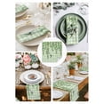 thumbnail image 3 of Spring Plants Cloth Napkins Set of 4 Reusable Dinner Napkins, Watercolor Birds Leaves Flowers Green Plaid Cocktail Napkin Washable Table Napkins for Wedding/Holiday Party/Baby Shower 20"x20", 3 of 7