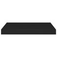 thumbnail image 5 of Estantes de Pared Flotantes Casafoyer 4 piezas Negro 50x23x4 cm MDF, 5 of 5