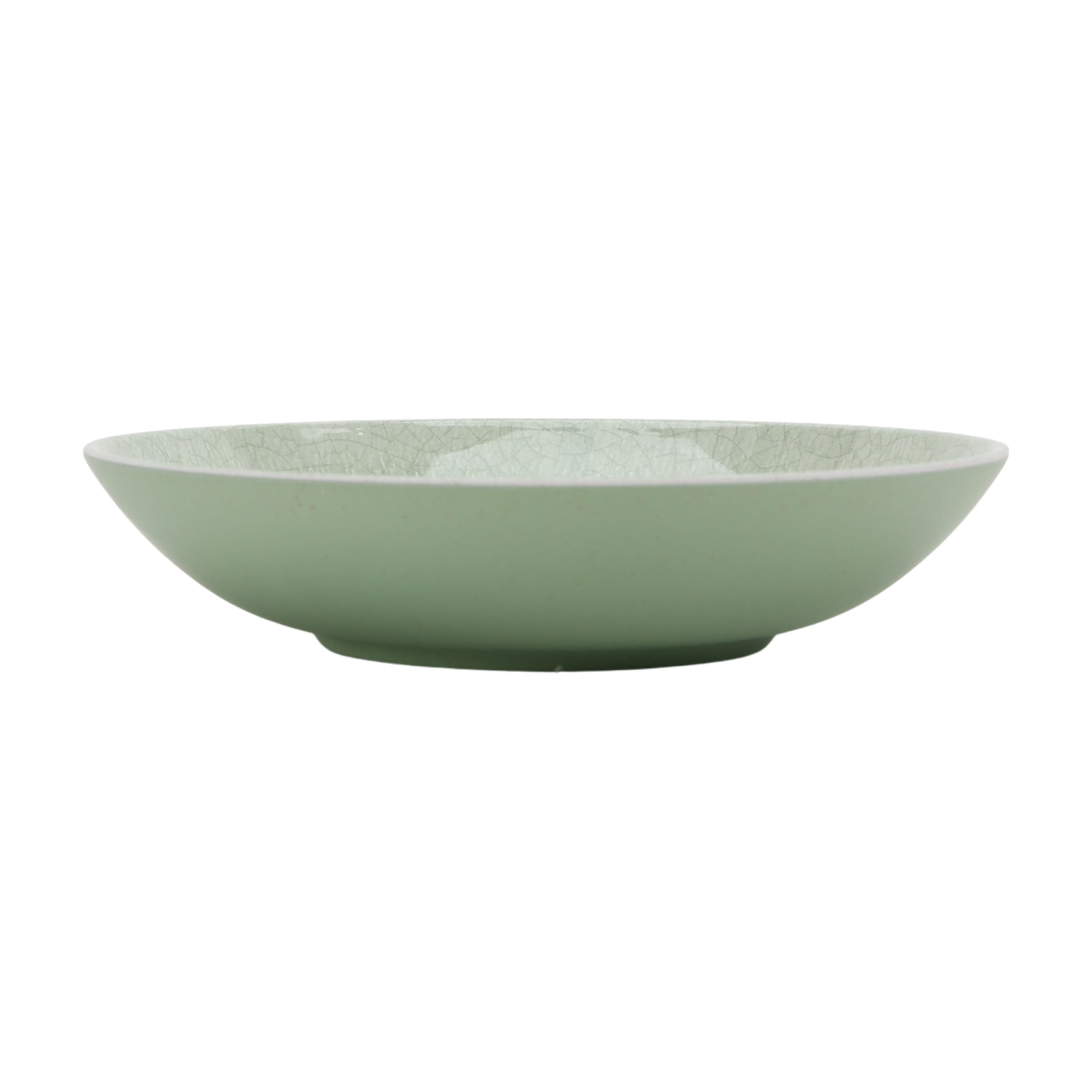 (2 pack) Better Homes & Gardens Reactive Glaze 4-Piece Dinner Bowl Set, Green